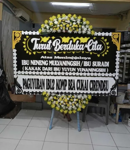 Papan Bunga Duka Ballroom Wedding Serpong
